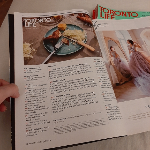 Toronto Life Magazine July 2021 Issue - Picture 2 of 2
